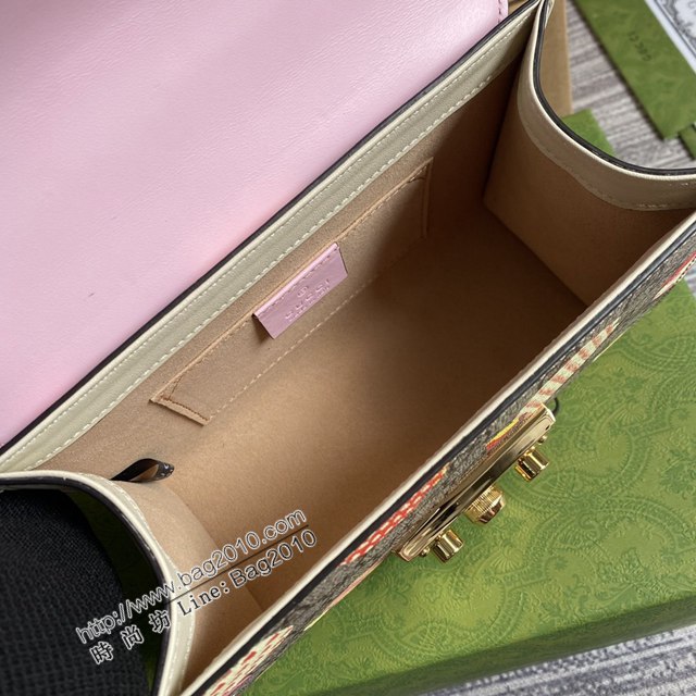 Gucci新款包包 古馳百搭款鏈條小斜挎包 Gucci經典方鎖包 409487  ydg3069
